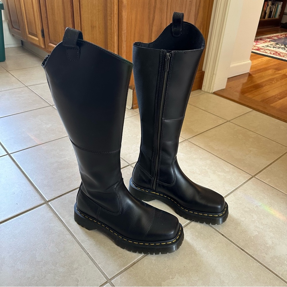Dr. Martens “Amaayah” Knee High Leather Boots